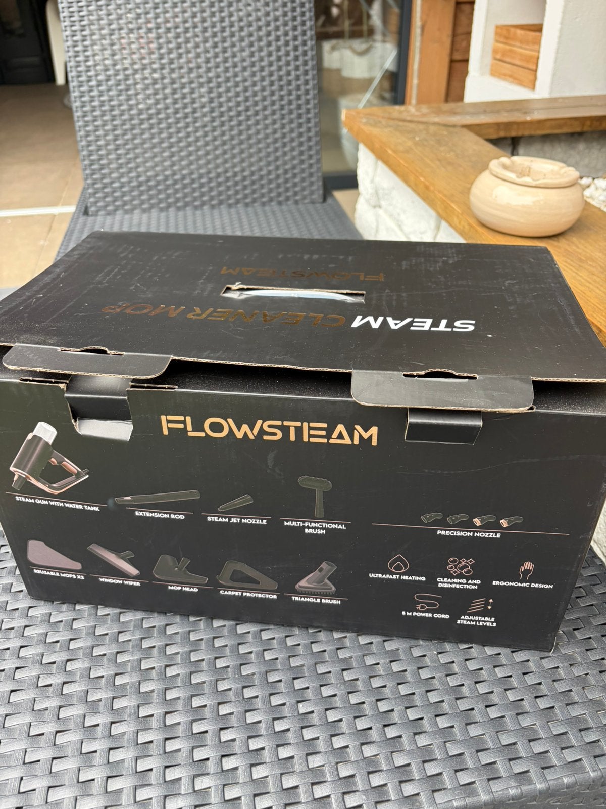 Flowsteam stoomreiniger, Ophalen of Verzenden, Zo goed als nieuw