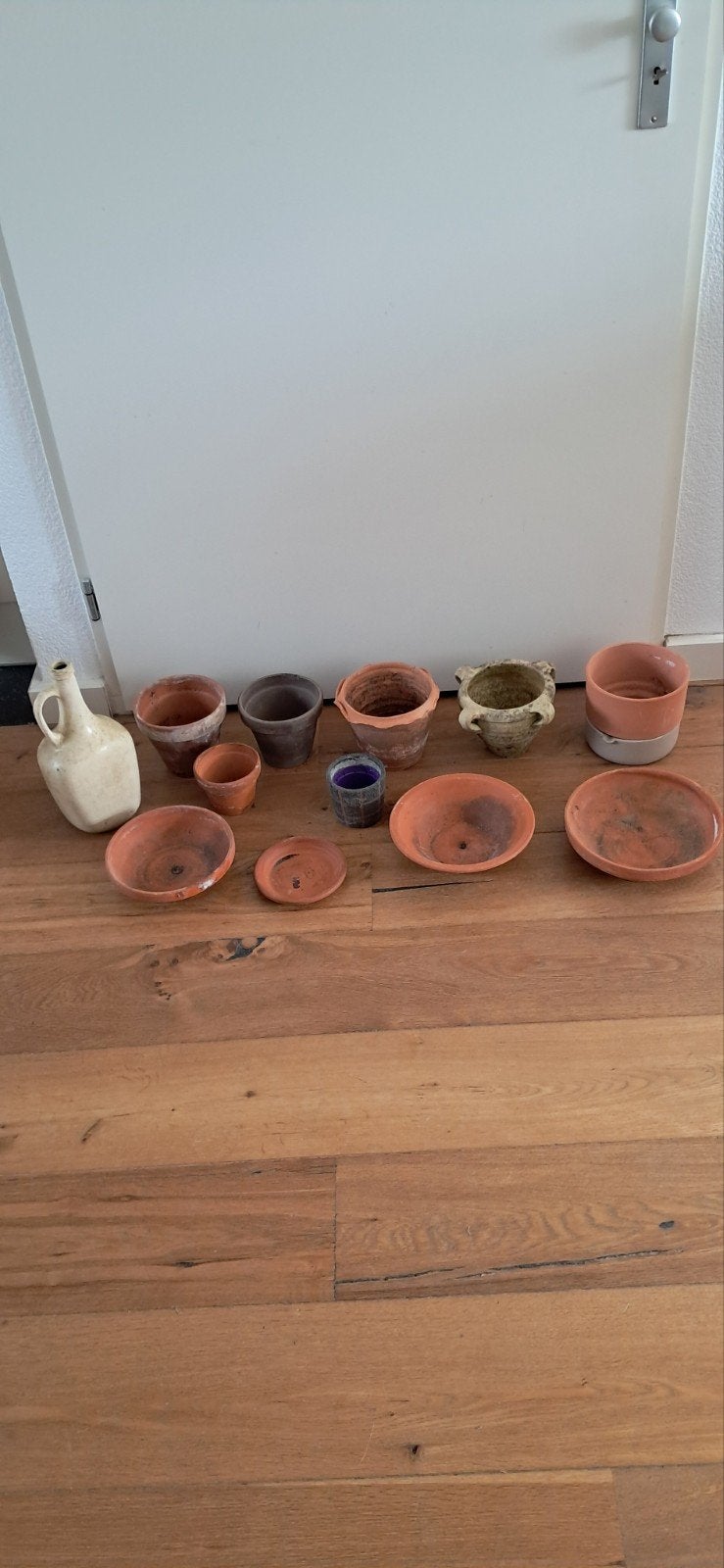 Verz. Terra Cotta:, Tuin en Terras, Bloempotten, Ophalen, Rond, Minder dan 25 cm, Minder dan 40 cm