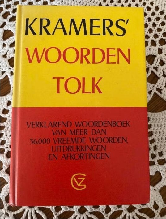 Boek Kramer's woordentolk, Boeken, Dr.C Kruyskamp, Nederlands, Ophalen of Verzenden, Zo goed als nieuw