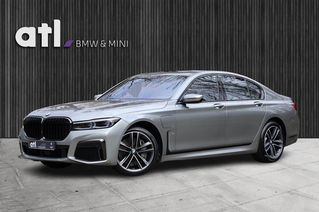 BMW 7-serie 745e High Executive M-Sport | Glasdak | CoPilot, Auto's, BMW, Bedrijf, Te koop, 7-Serie, 360° camera, ABS, Achteruitrijcamera