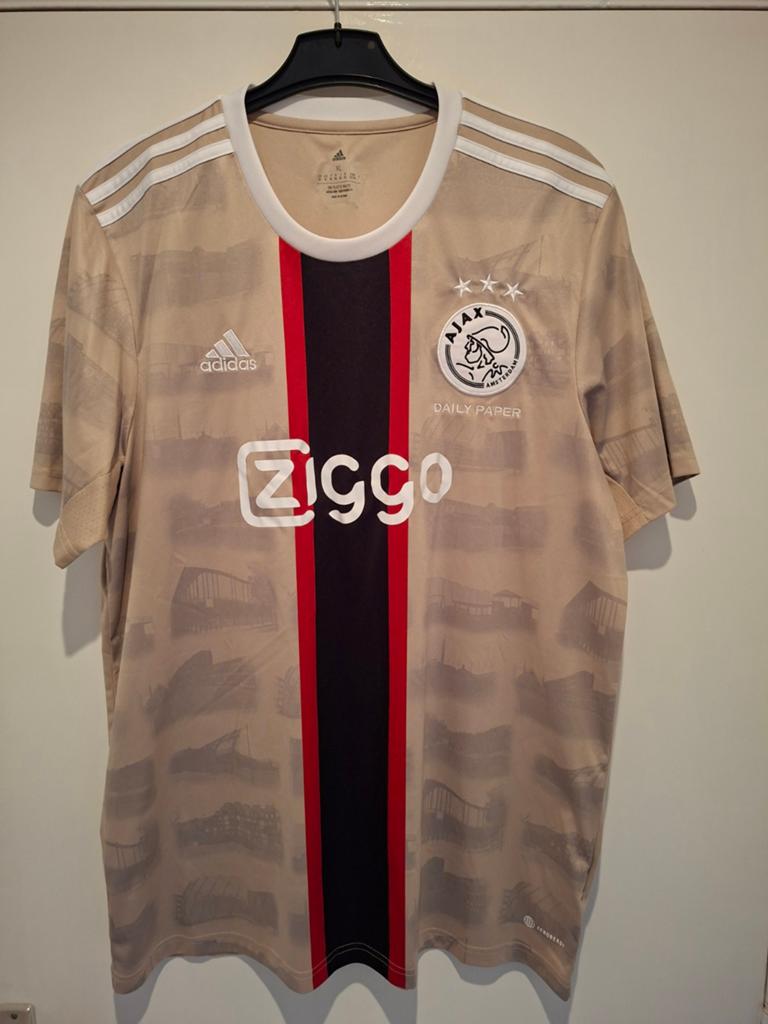 Ajax uitshirt 2021/2022 - Zo goed als nieuw, Beige, Maat 56/58 (XL), Ophalen of Verzenden, Zo goed als nieuw