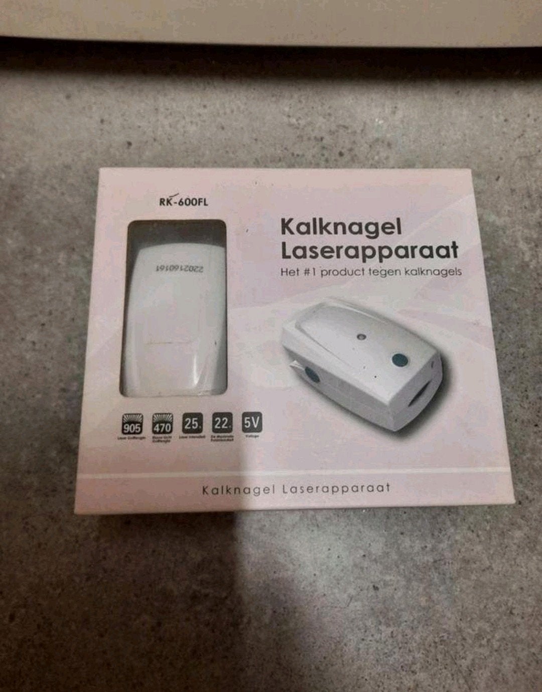 Kalknagel kalknagels laserapparaat
Nog in verpakking hier ov, Ophalen of Verzenden, Zo goed als nieuw, Hand- en Voetverzorging