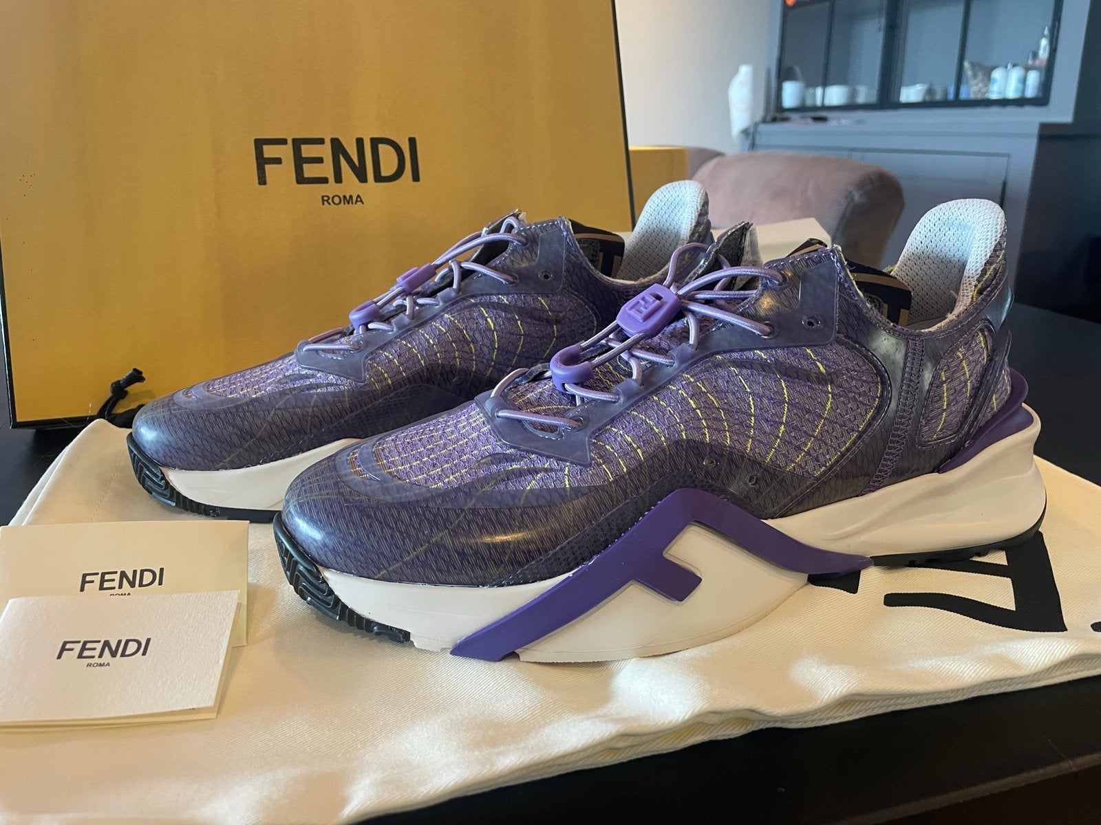 Fendi Flow Sneakers Maat 9 Nieuw in Doos, Ophalen of Verzenden, Nieuw, Overige kleuren, Sneakers of Gympen