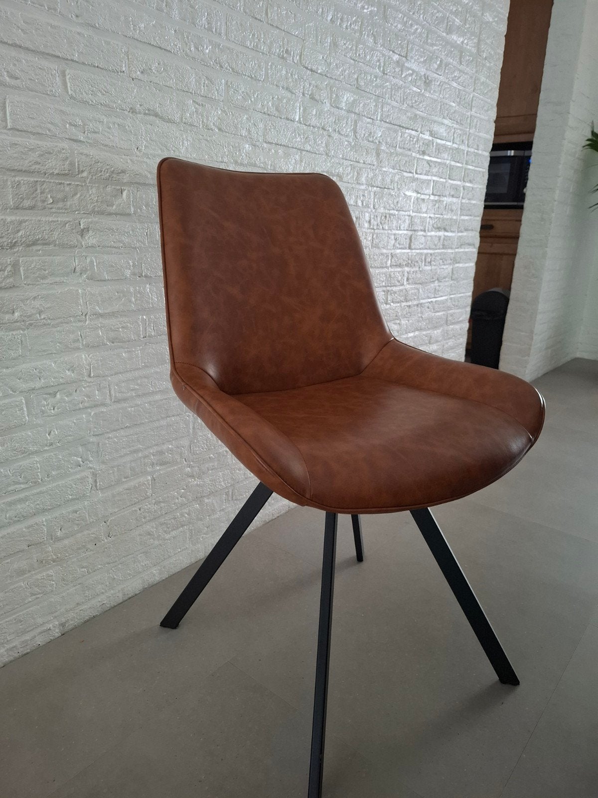 tafel + 6 stoelen, Ophalen, Zo goed als nieuw, Bruin, Vijf, Zes of meer stoelen