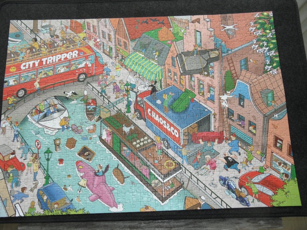 puzzel, Hobby en Vrije tijd, Denksport en Puzzels, Ophalen of Verzenden, 500 t/m 1500 stukjes, Zo goed als nieuw, Legpuzzel
