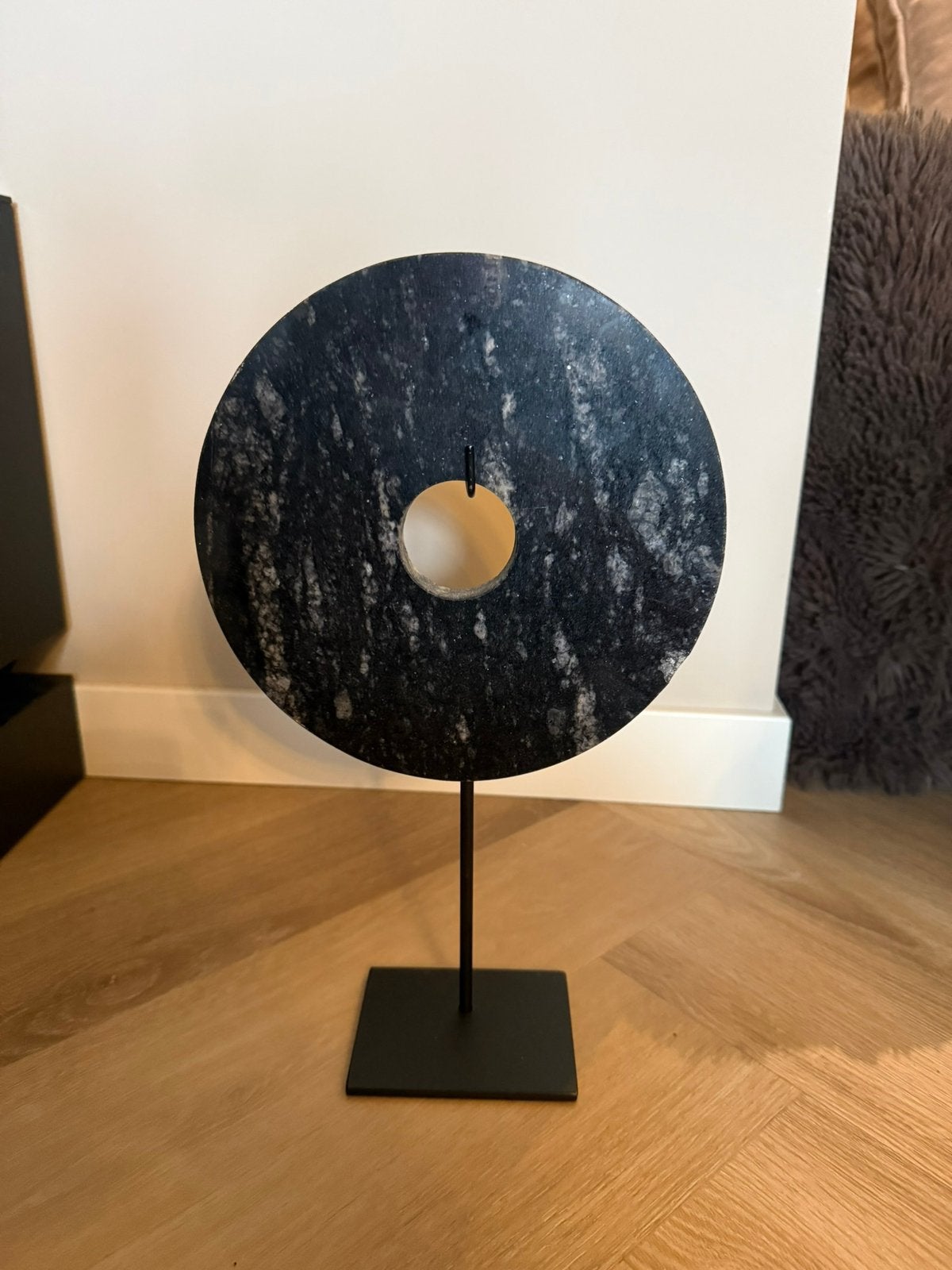 Marmeren beeld/schijf/standaard  Woonaccessoires, Huis en Inrichting, Overige materialen, Rond, Ophalen of Verzenden, Overige typen