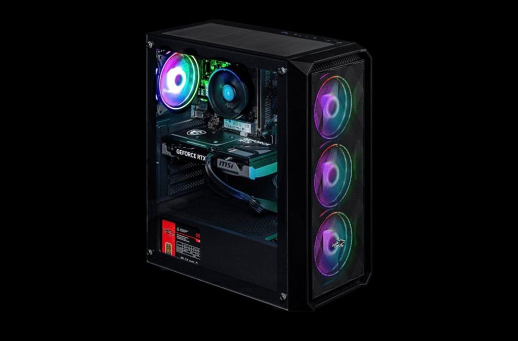 Extremegamer met philips monitor, Computers en Software, Desktop Pc's, Zo goed als nieuw, 4 Ghz of meer, SSD, 16 GB, Met videokaart