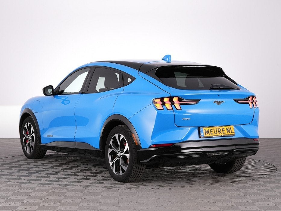 Ford Mustang Mach-E AWD 75 kWh *SOH 95%* LEDER | EL.STOELEN, Automaat, 12 maanden, 0 cilinders, Gebruikt