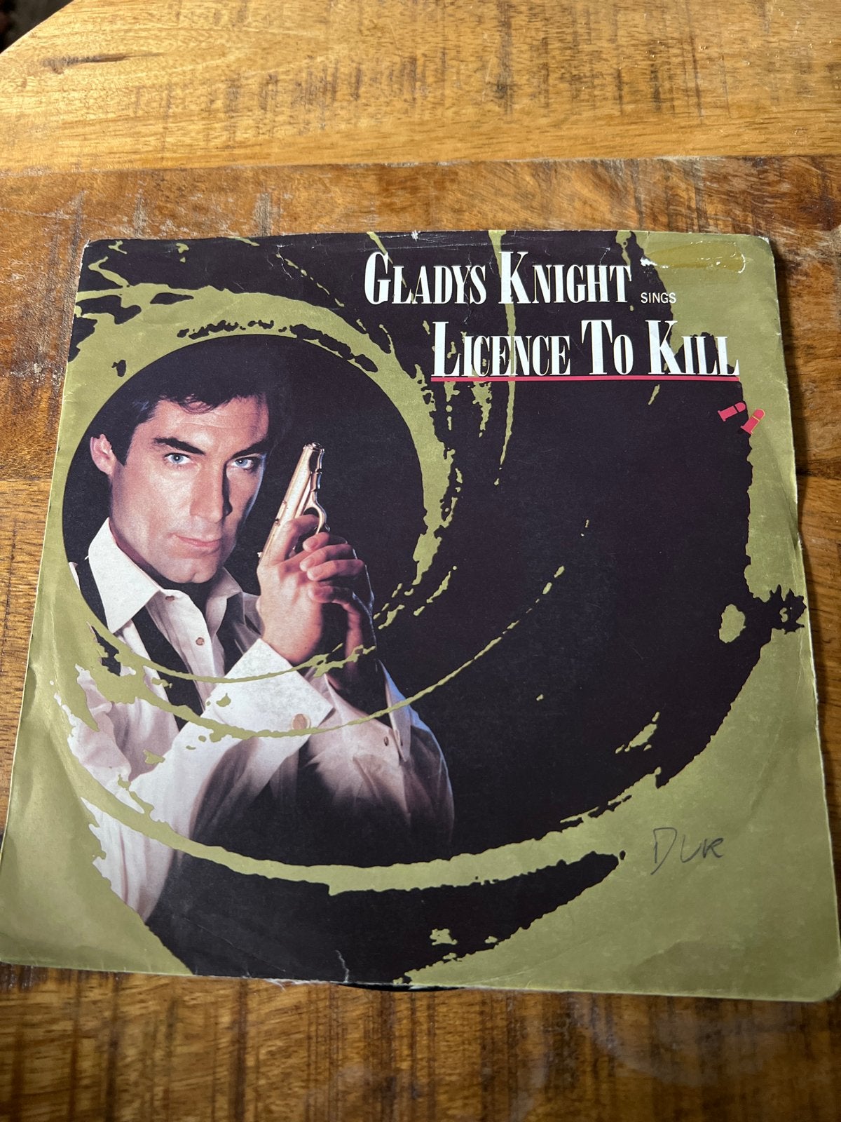 Gladys Knight - Licence To Kill (Vinyl Single), Cd's en Dvd's, Vinyl Singles, Gebruikt, Filmmuziek en Soundtracks, 7 inch, EP