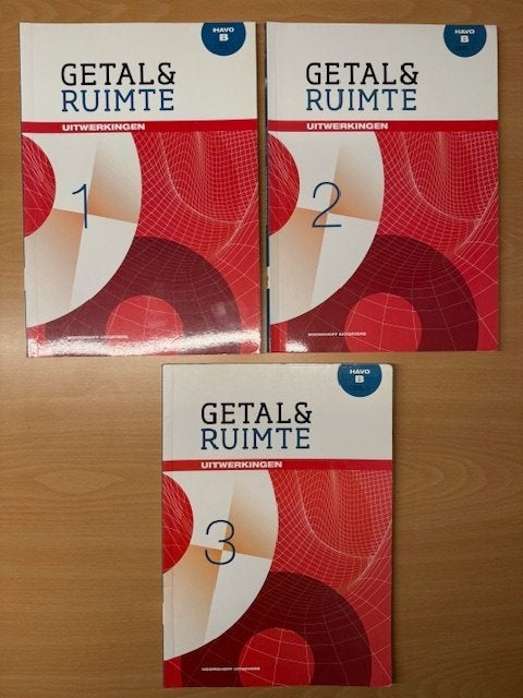 Getal en Ruimte uitwerkingen wiskunde B havo. Deel 1, 2 en 3, Boeken, Ophalen of Verzenden, Gelezen, HAVO, Noordhoff