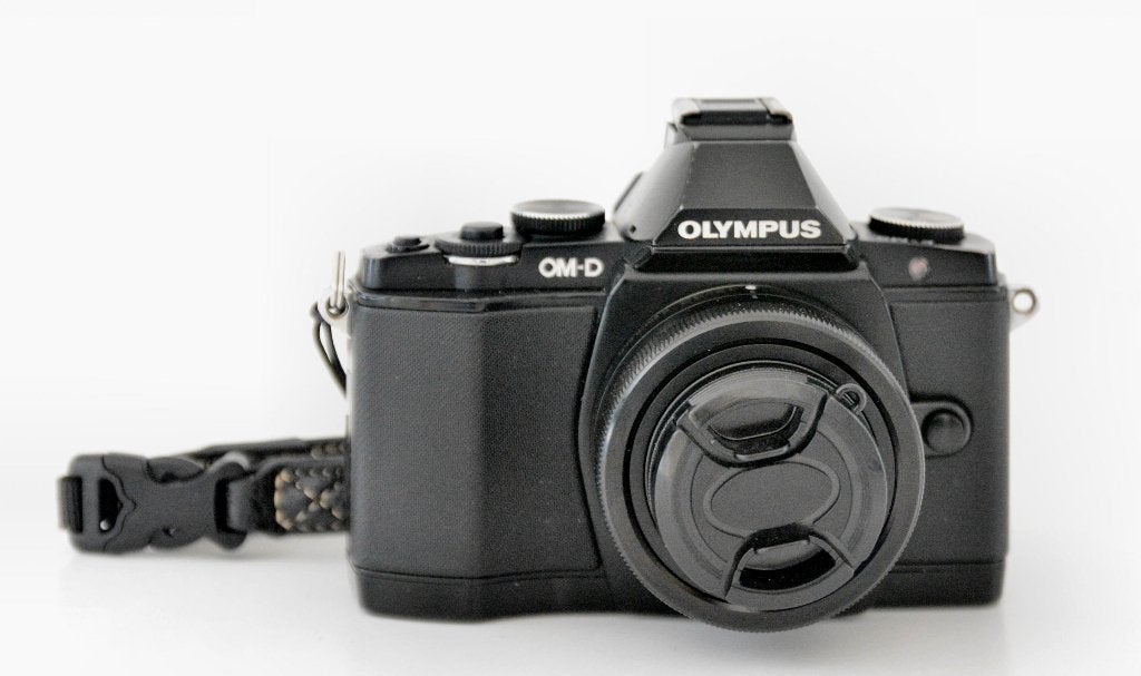 Olympus OM-D-E-M5 camera met lens, Audio, Tv en Foto, Fotocamera's Digitaal, Zo goed als nieuw, Systeemcamera, Olympus, Geen optische zoom