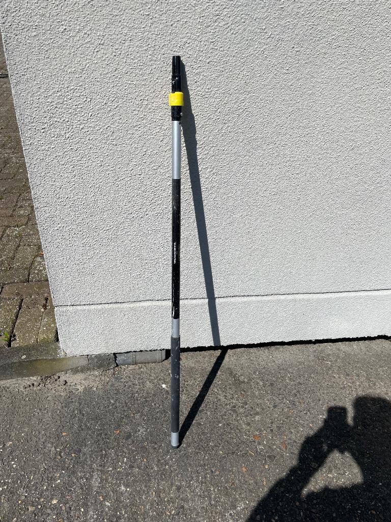 Goudmeester uitschuifbare telescoopsteel | 1,10 tot 2 meter, Ophalen, Gebruikt