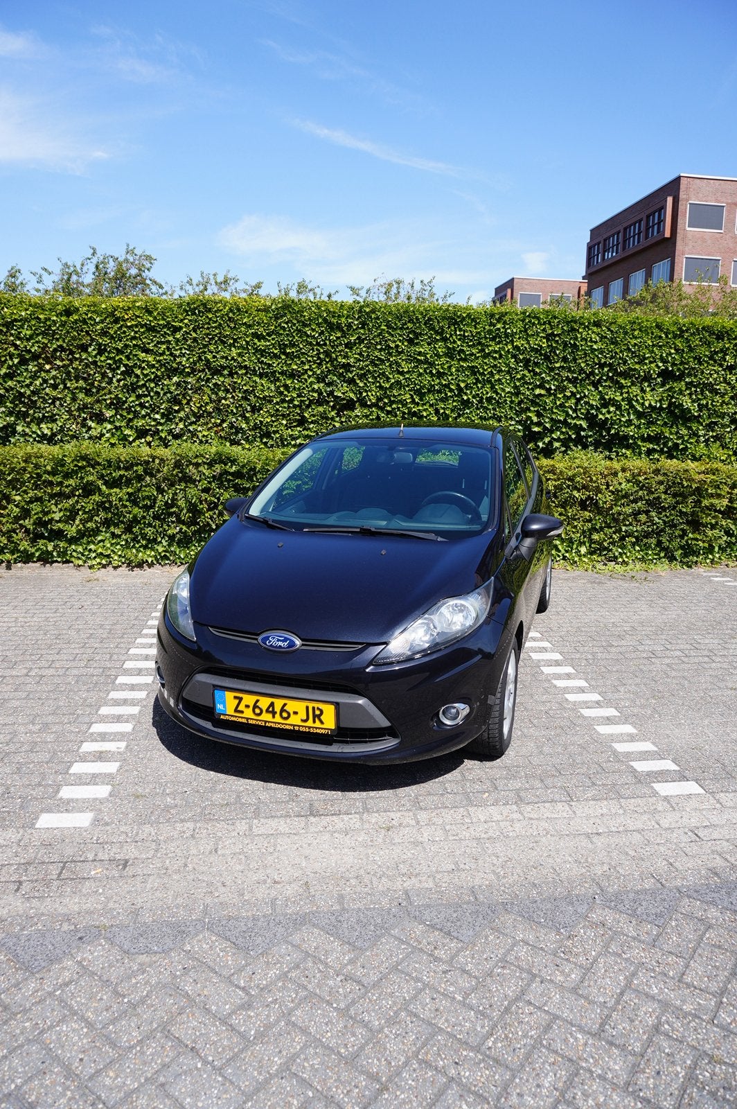 Ford Fiësta 1.25 60KW 5DR 2012 Zwart, Auto's, Voorwielaandrijving, 1242 cc, Zwart, Handgeschakeld