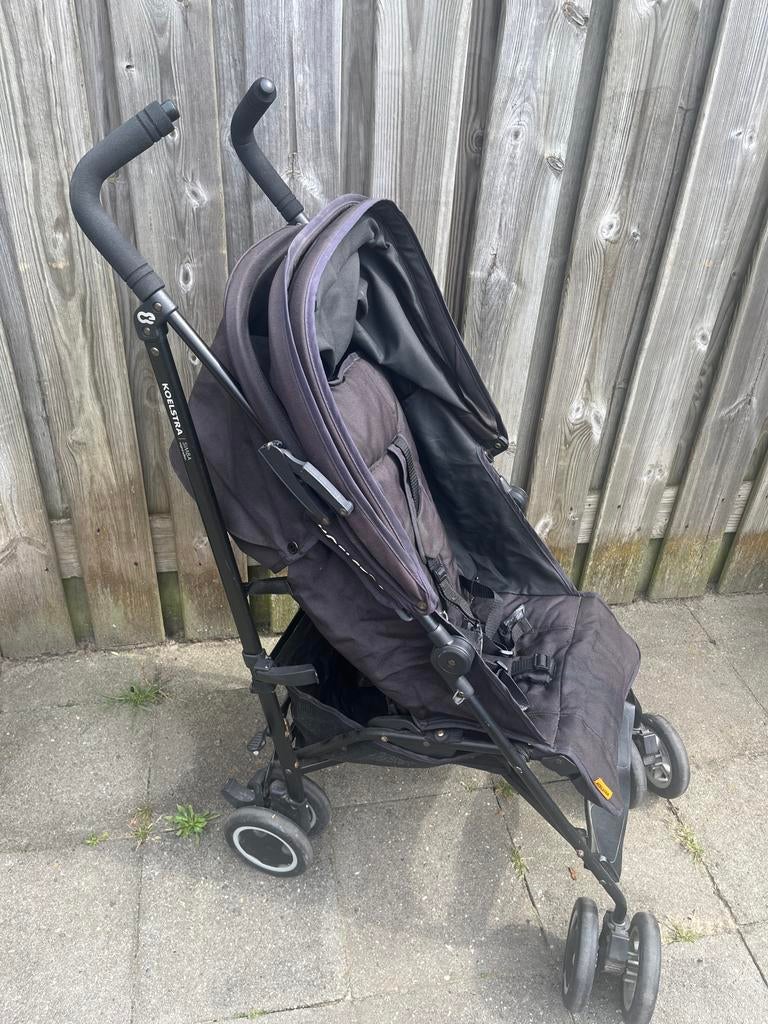 Koelstra Simba T4 buggy - Zwart, Kinderen en Baby's, Buggy's, Ophalen, Gebruikt, Koelstra, Verstelbare rugleuning