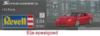 Revell 7391 Ferrari Superamerica 1:24 modelbouw auto, Hobby en Vrije tijd, Modelbouw | Auto's en Voertuigen, Overige merken, Auto