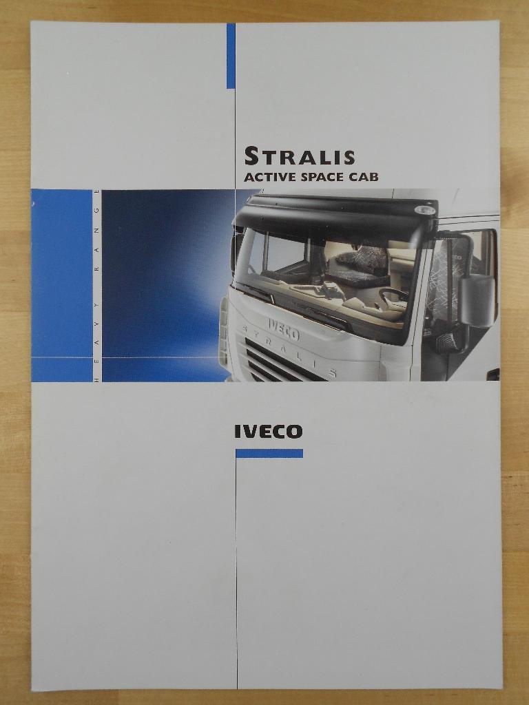 Iveco Stralis 2001 Brochure – Acive Space Cabine, Iveco, Ophalen of Verzenden, Zo goed als nieuw, Overige merken