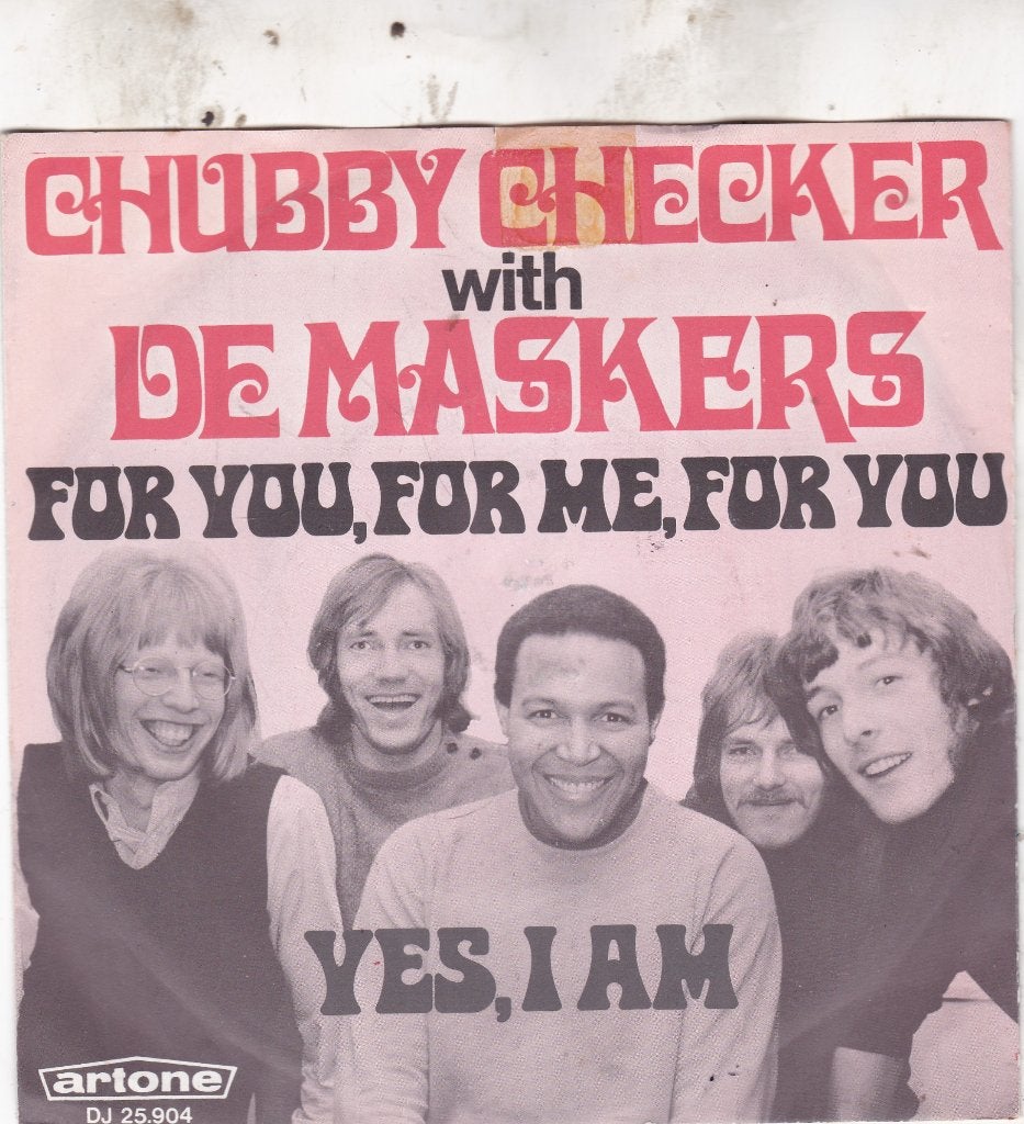 Chubby Checker & De Maskers ( 1968 ), Cd's en Dvd's, Vinyl Singles, Ophalen of Verzenden, Zo goed als nieuw, 7 inch, Nederlandstalig