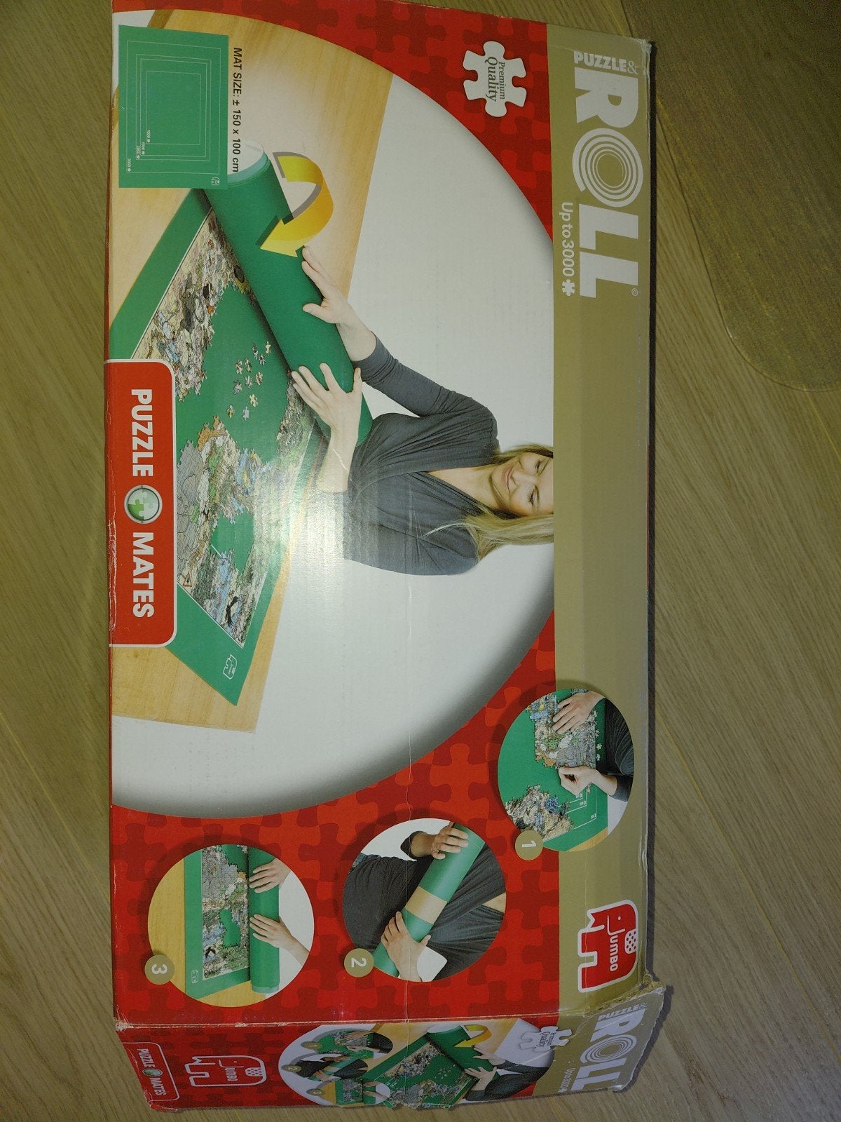 Puzzelmat T.E.A.B., Ophalen