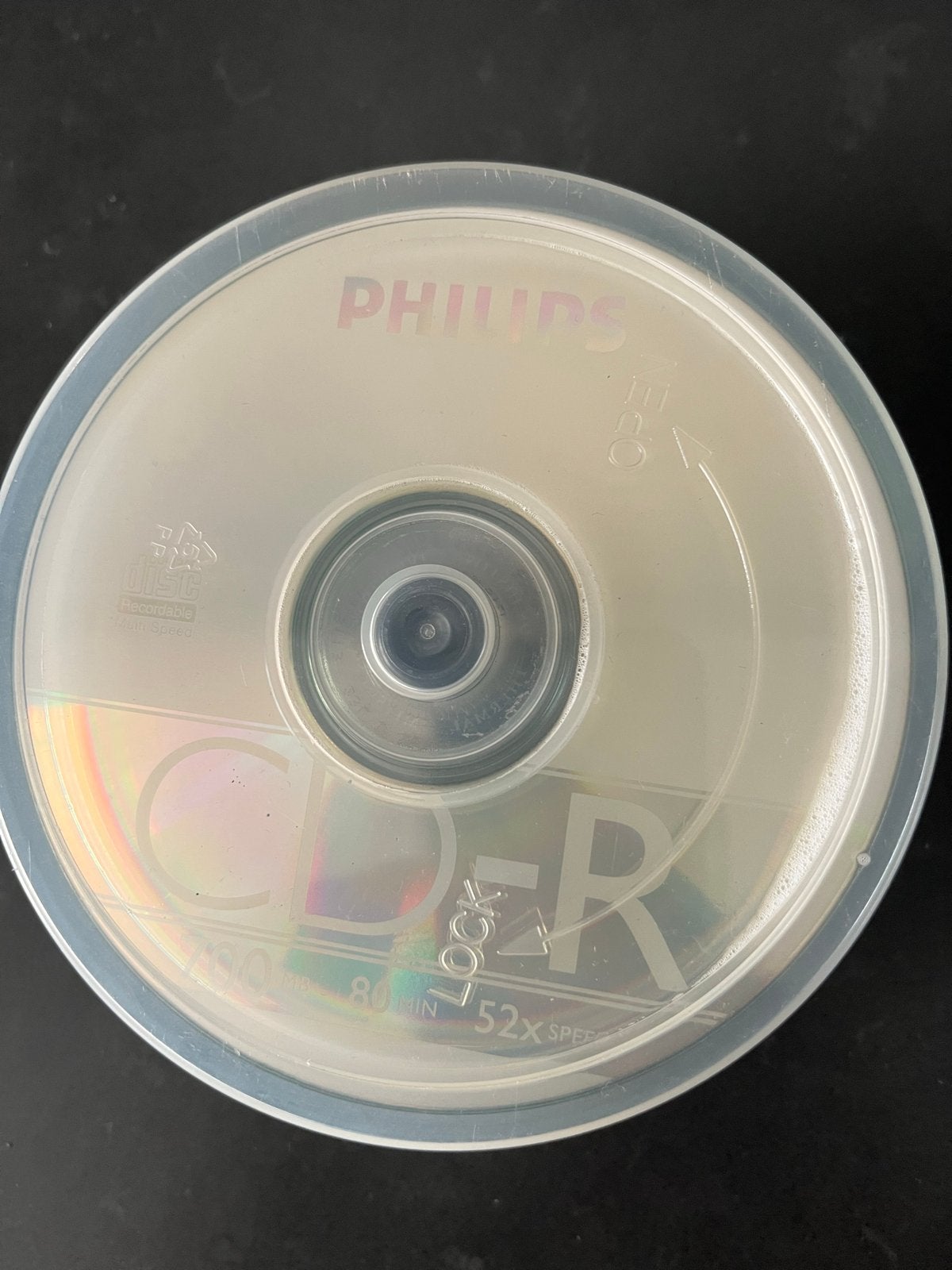 Nieuw pak Philips CD-R 700MB 80 min 52x speed, Ophalen of Verzenden, Nieuw, Cd, Op spindel
