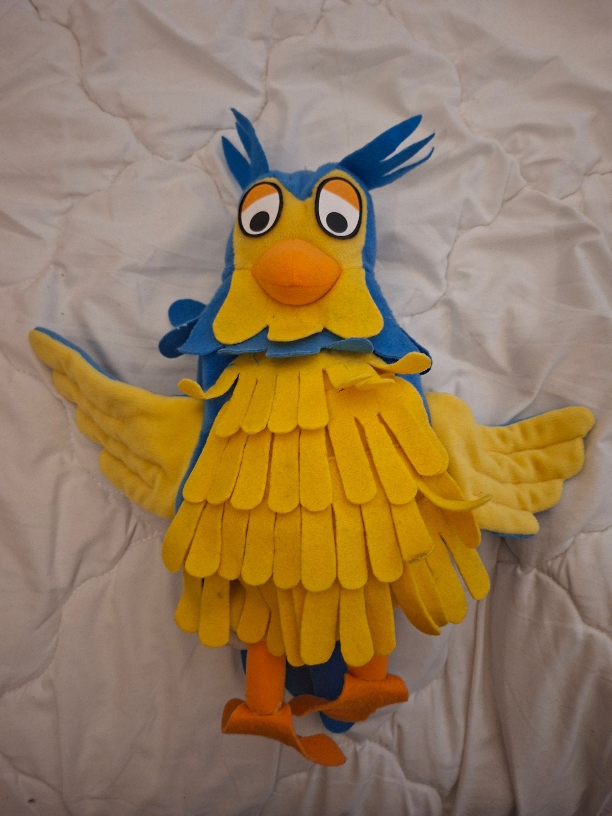 Handpop meneer de uil, Fabeltjeskrant, Ophalen of Verzenden, Overige typen