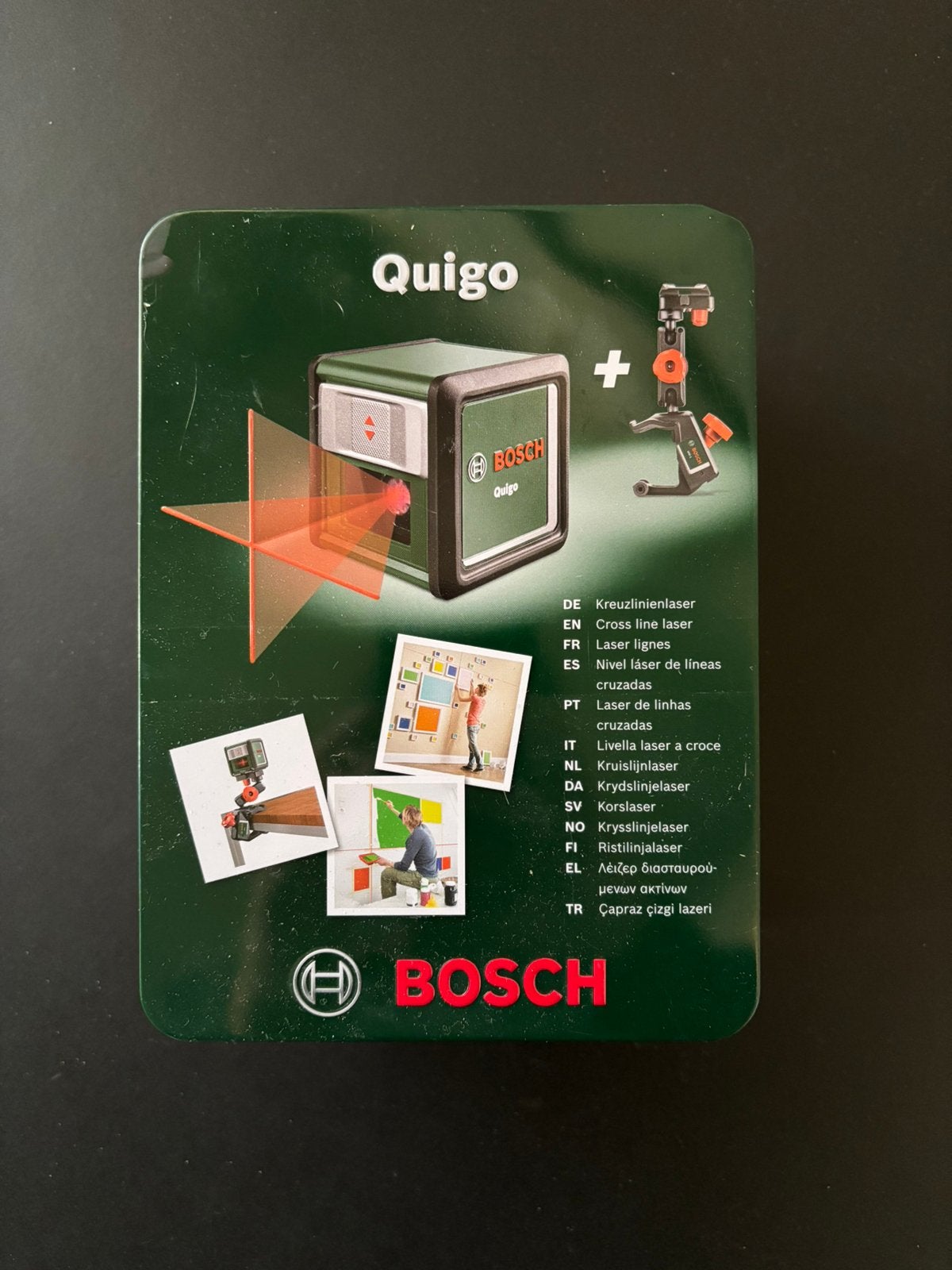 Bosch Kruislijnlaser Quigo, Doe-het-zelf en Verbouw, Ophalen of Verzenden, Zo goed als nieuw
