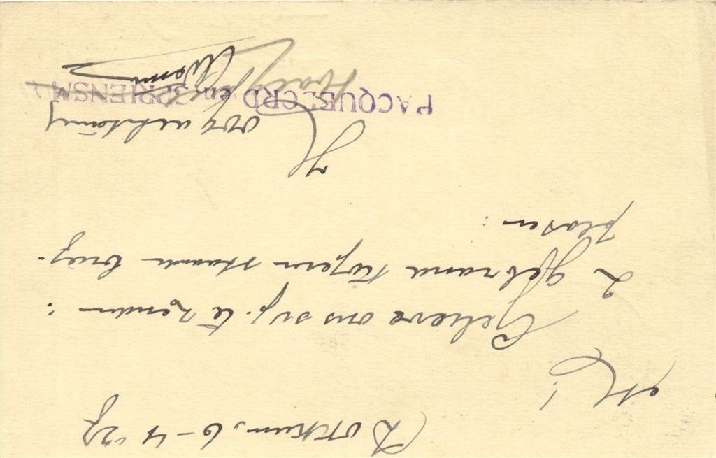 Haquebord en Spriensma, Dokkum - 04.1927 - briefkaart, Ophalen of Verzenden, Briefkaart