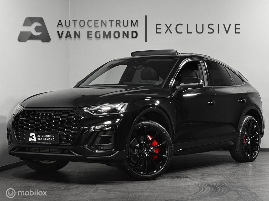 Audi Q5 Sportback 50 TFSIe Competition 2X S-LINE| PANO | VOL, Automaat, Gebruikt, 4 cilinders, Zwart