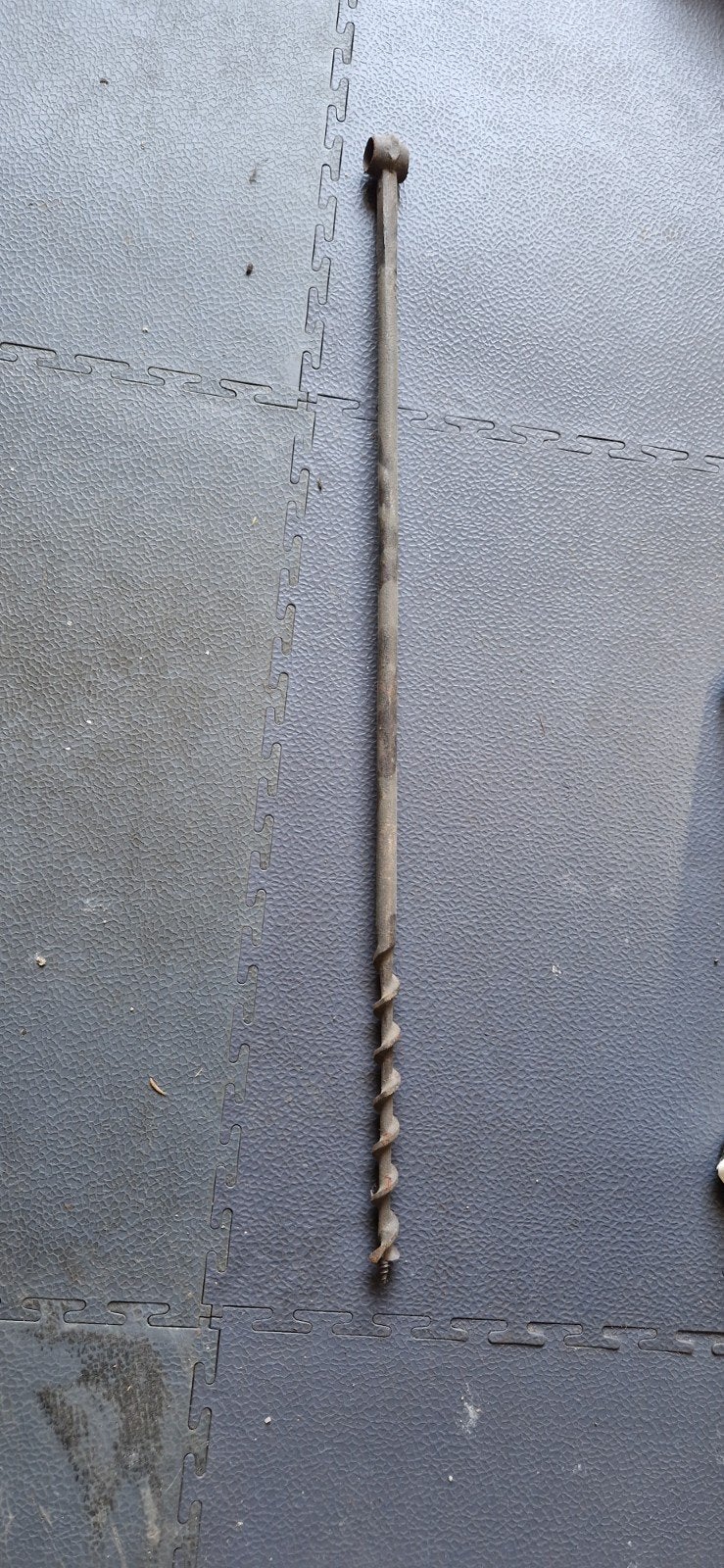 Vintage handboor - Grote spiraalboor, Ophalen of Verzenden, Gebruikt, Overige typen