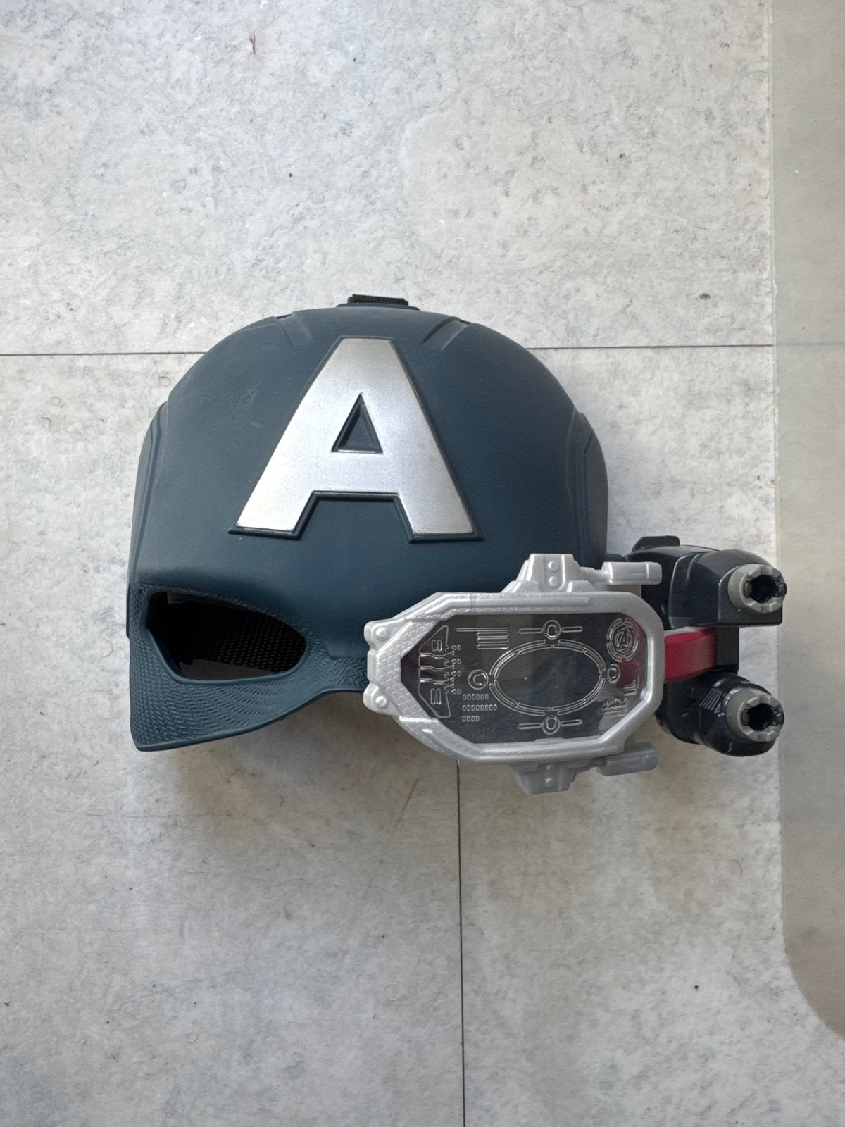 Captain America Helm met Vizier - met pijltjes, Ophalen of Verzenden, Zo goed als nieuw