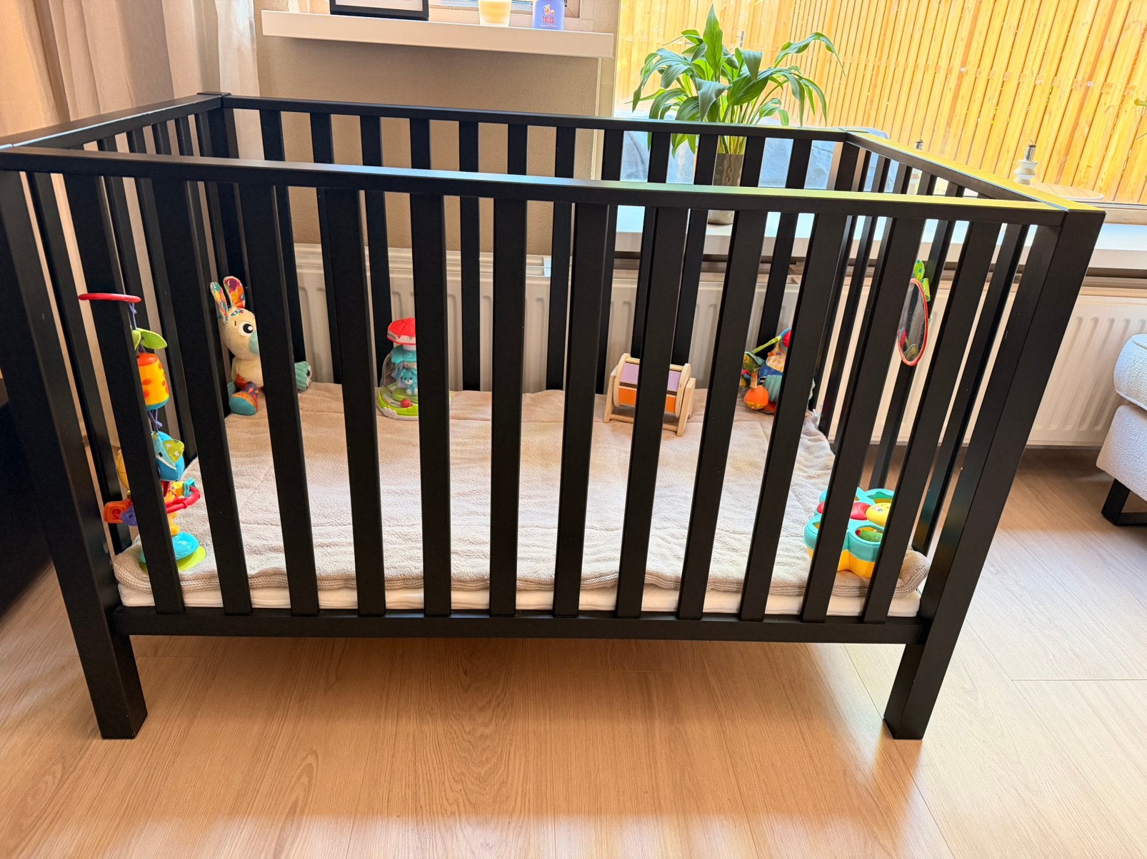Tweeling box zwart, Kinderen en Baby's, Ophalen of Verzenden, Zo goed als nieuw