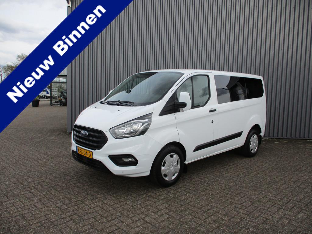 Ford Transit Custom 320 2.0 TDCI Trend Personenbus 9 Persoon, Auto's, Ford, Voorwielaandrijving, Stof, Gebruikt, Wit