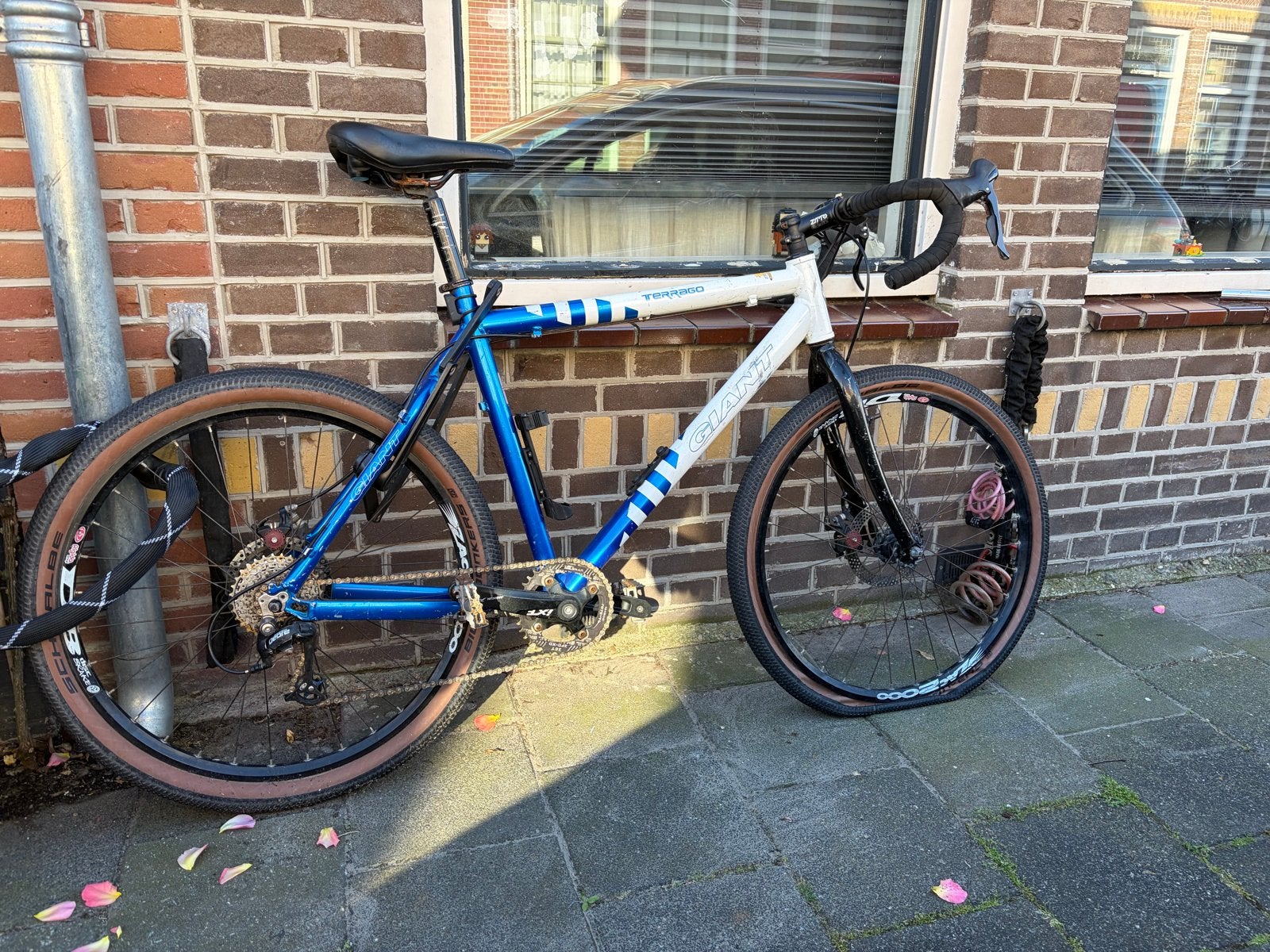Giant Terrago 2002 Drop Bar Conversie Gravelbike, Ophalen, Minder dan 10 versnellingen, Gebruikt, 26 inch