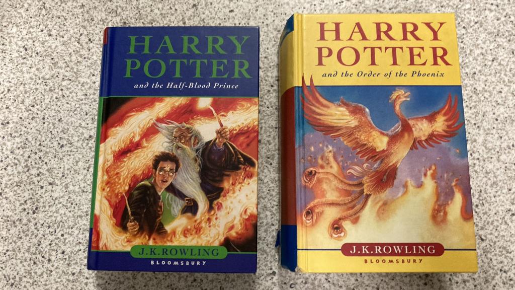 Harry Potter hardcover voor 7,50 euro per stuk in nette st, Boeken, Ophalen of Verzenden, Zo goed als nieuw, J.K. Rowling