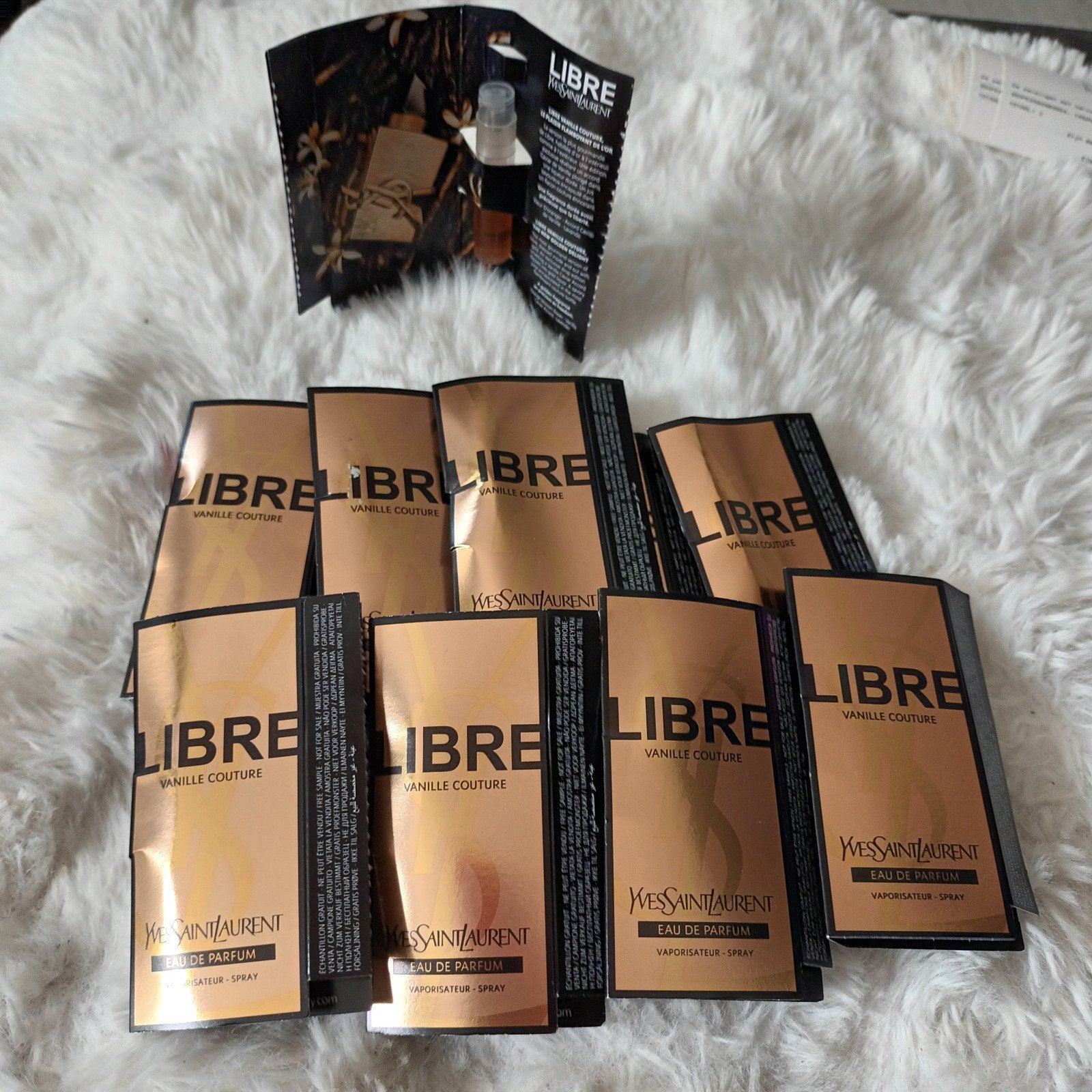 YSL LIBRE vanille couture proefjes..10 x..nieuw, Ophalen of Verzenden, Nieuw