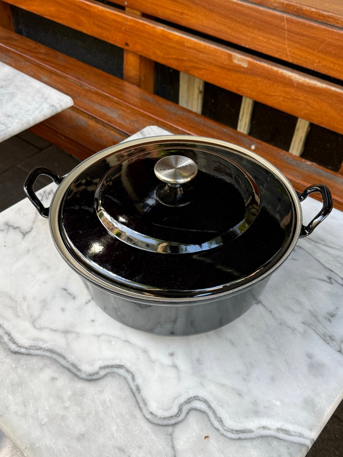 Le Creuset braadpan 32 cm, 7,8L - Zo goed als nieuw, Huis en Inrichting, Met deksel, Le Creuset, Ophalen of Verzenden, Zo goed als nieuw