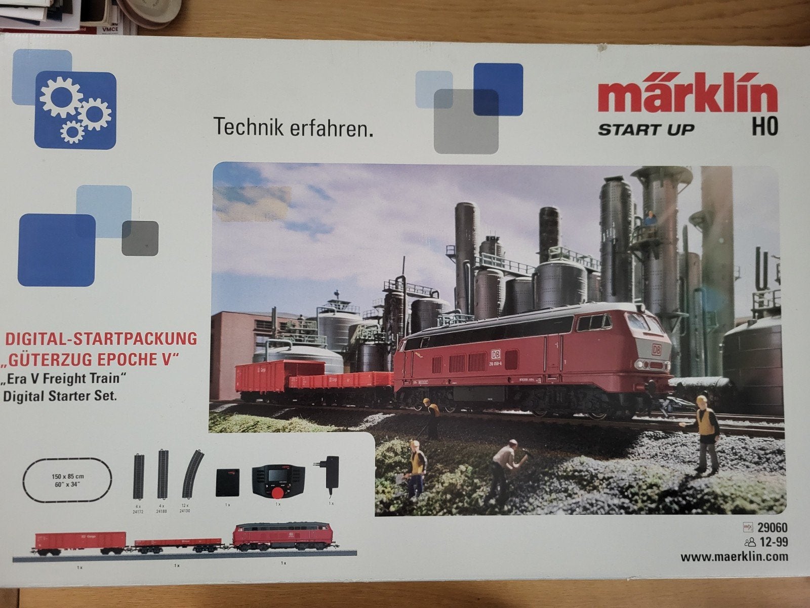 Märklin startset 29060 zonder bedieningsunit, Hobby en Vrije tijd, Wisselstroom, Treinset, Ophalen of Verzenden, Zo goed als nieuw