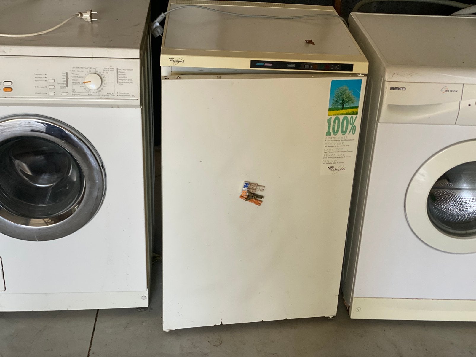 2x wasmachine/1x diepvries, Ophalen of Verzenden, Zo goed als nieuw