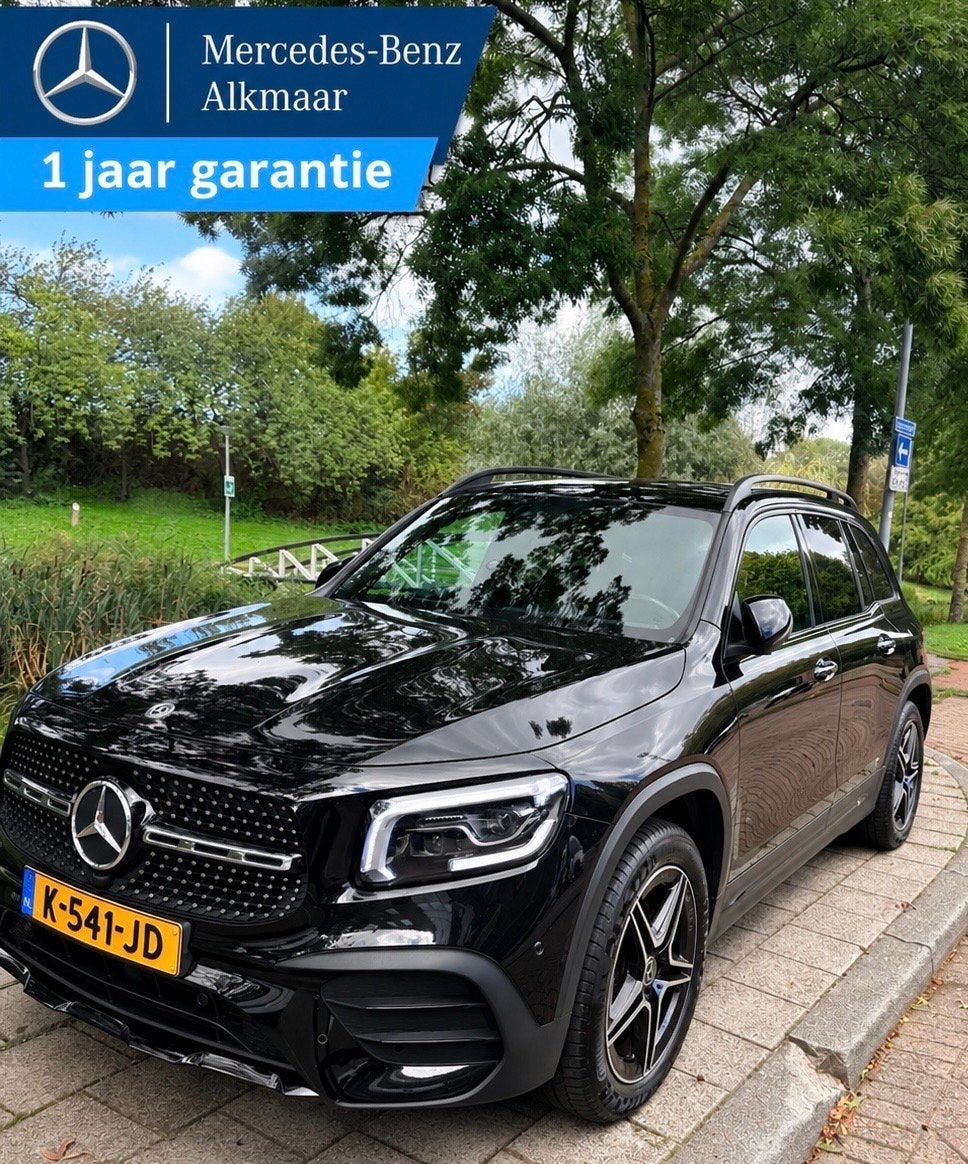 Mercedes-Benz GLB 200 163PK 7G-DCT 2020 Zwart, Auto's, 1800 kg, 4 cilinders, 7 stoelen, Bedrijf