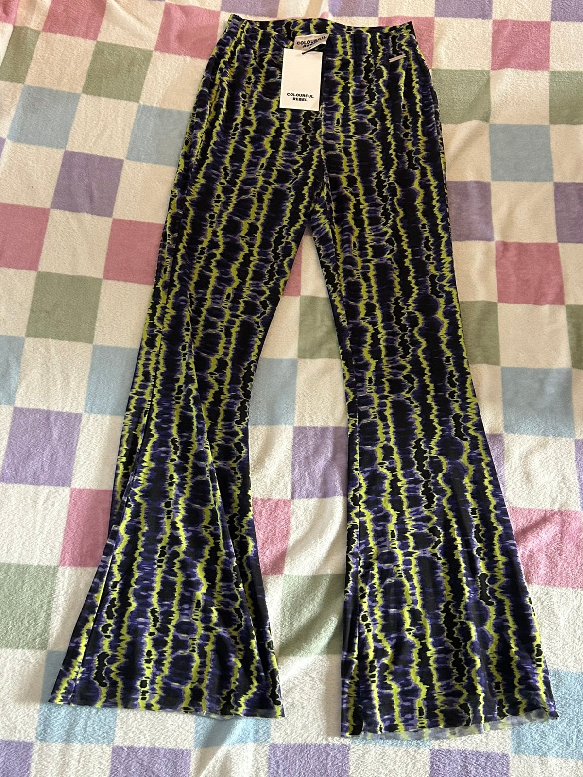 Colourful Rebel flared mesh, maat M, Maat 38/40 (M), Meerkleurig, Nieuw, Ophalen of Verzenden