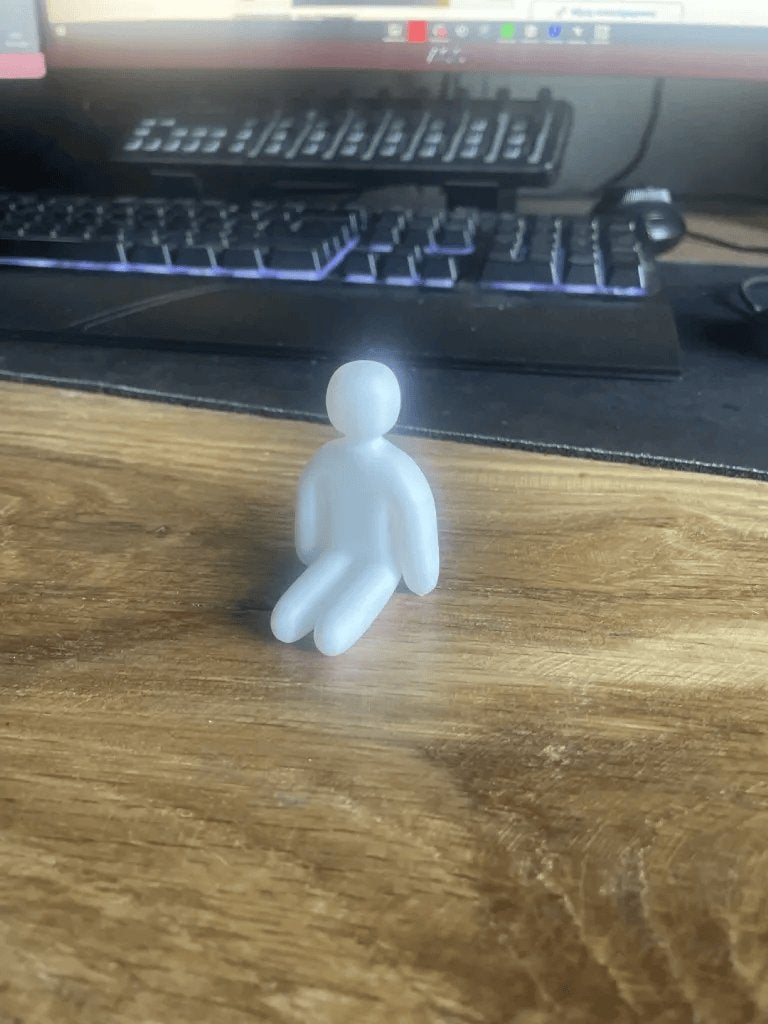 meccha chameleon poppetjes wit en zwart 3d print, Verzenden, Nieuw