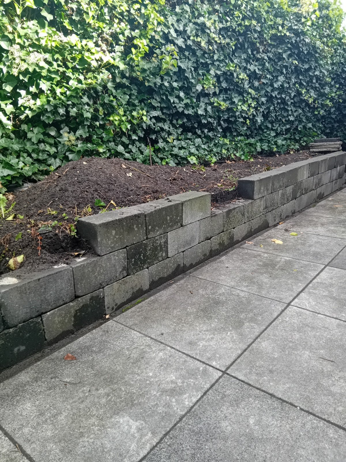 Betonnen blokken 30x15x15cm - 40 tot 45stuks, Tuin en Terras, Ophalen, Gebruikt
