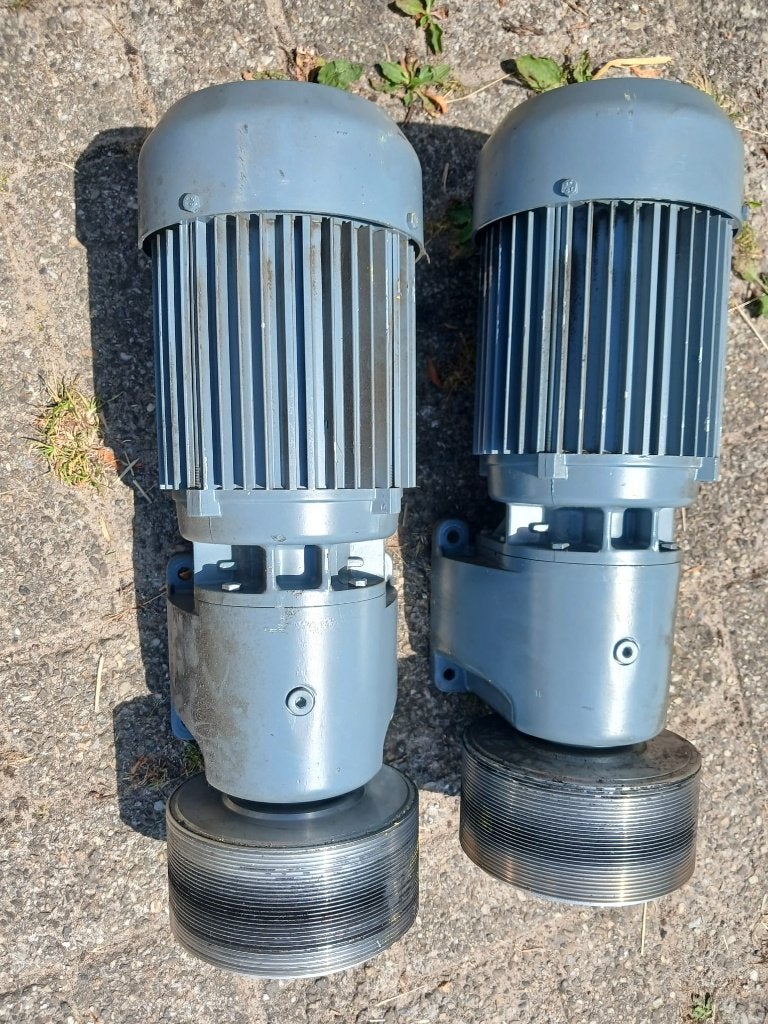 ABM elektromotoren met tandwielkast set van 2, Ophalen, Gebruikt, Elektromotor
