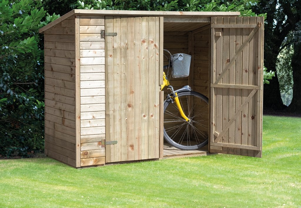 Fietsberging Westerwald, Tuin en Terras, Ophalen of Verzenden, Nieuw, Hout, Fietsenberging