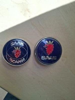 Saab Emblemen 900 Classic, 9-3, 9-5 en 9000., Gebruikt, Ophalen of Verzenden, Voor, Saab