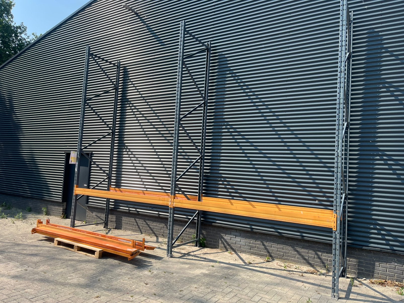 Pallet stelling, Ophalen