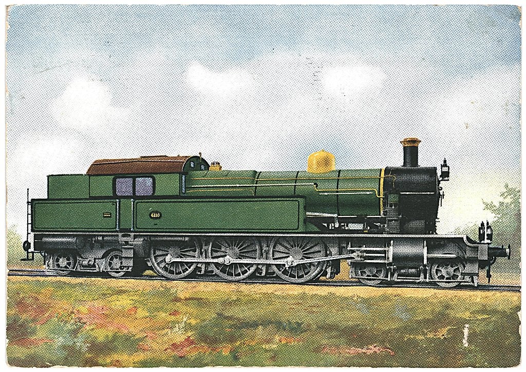 804364	NS Tenderlocomotief	1942	Gelopen met Postzegel, Verzamelen, Ophalen of Verzenden, 1940 tot 1960, Gelopen, Voertuig