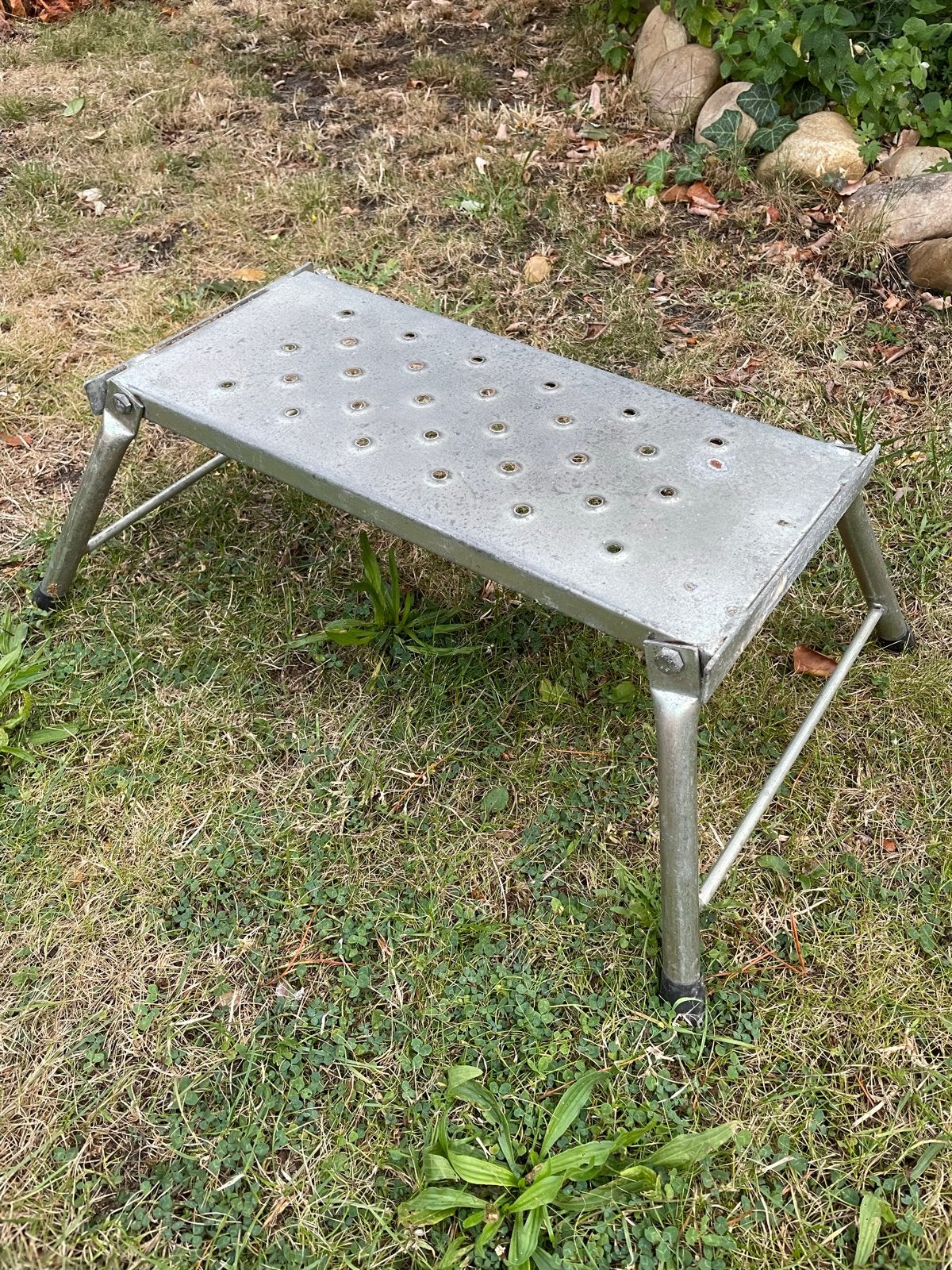 Opstapje voor caravan of camper, inklapbaar, Ophalen