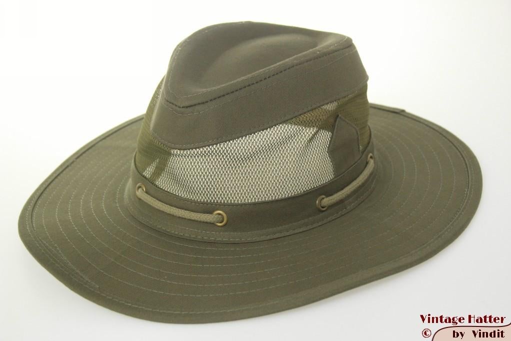 Ventilerende Australische hoed Hawkins groen katoen 60 nieuw, Hoed, Hawkins, Nieuw, Ophalen of Verzenden