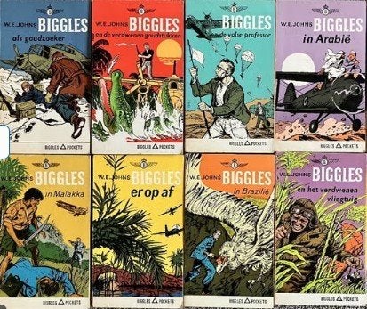 Biggles pockets 34x, Ophalen of Verzenden, Gelezen, W.E. Johns