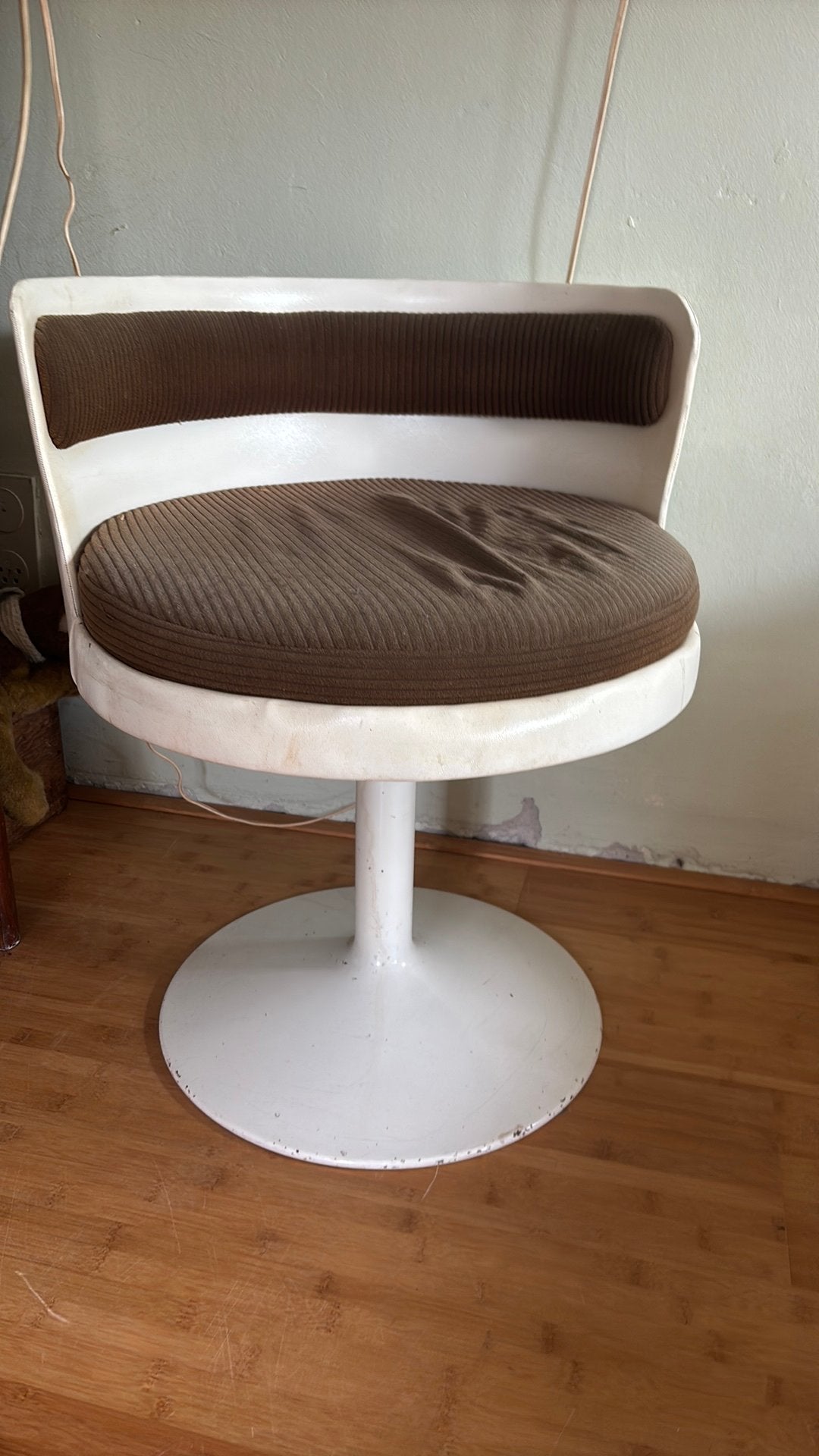 Stoel, Huis en Inrichting, Stoelen, Ophalen, Gebruikt, Wit, Vintage